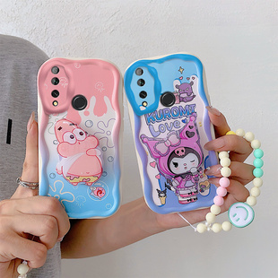 LX3创意卡通支架潮女新款 L22保护套硅胶软L21个性 2019手机壳防摔STK 适用华为y9prime