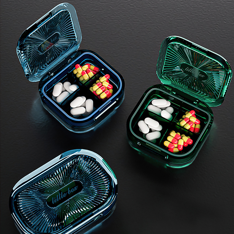 奥萨洛药盒便携药品分装盒密封