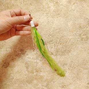 仿真狗尾巴草替换头猫玩具逗猫棒配件手工制作拉菲草羽毛毛绒尾巴