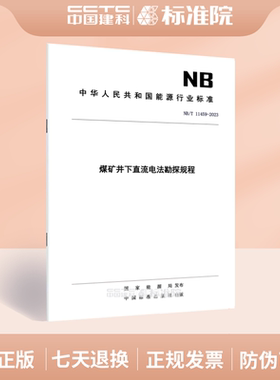 NB/T 11459-2023煤矿井下直流电法勘探规程