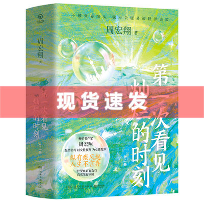 现货 第一次看见灿烂的时刻 周宏翔 纵有疾风起人生不言弃 长篇小说华语文学女性友谊成长励志职场 书籍全二册