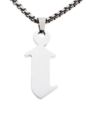 Kendrick Lamar i Logo Hip Hop Pendant Chain Necklace