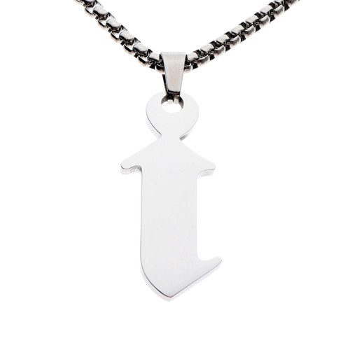 Kendrick Lamar i Logo Hip Hop Pendant Chain Necklace