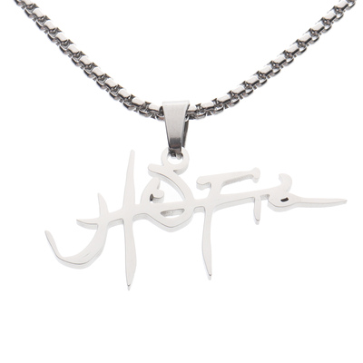 Travis Scott UTOPIA Necklace 嘻哈个性情侣吊坠项链