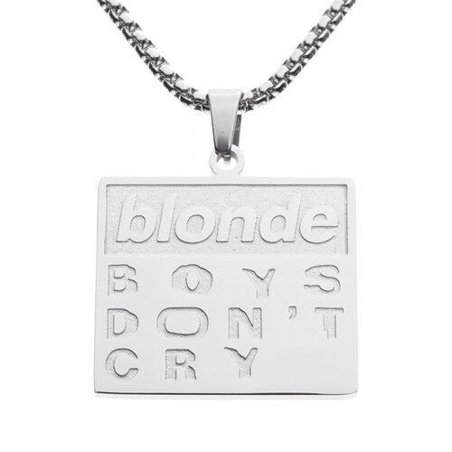 Frank ocean blonde boys dont cry necklace 欧美嘻哈吊坠项链