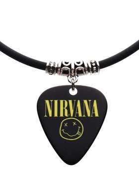Nirvana Smile Guitar Pick Necklace 吉他拨片项链