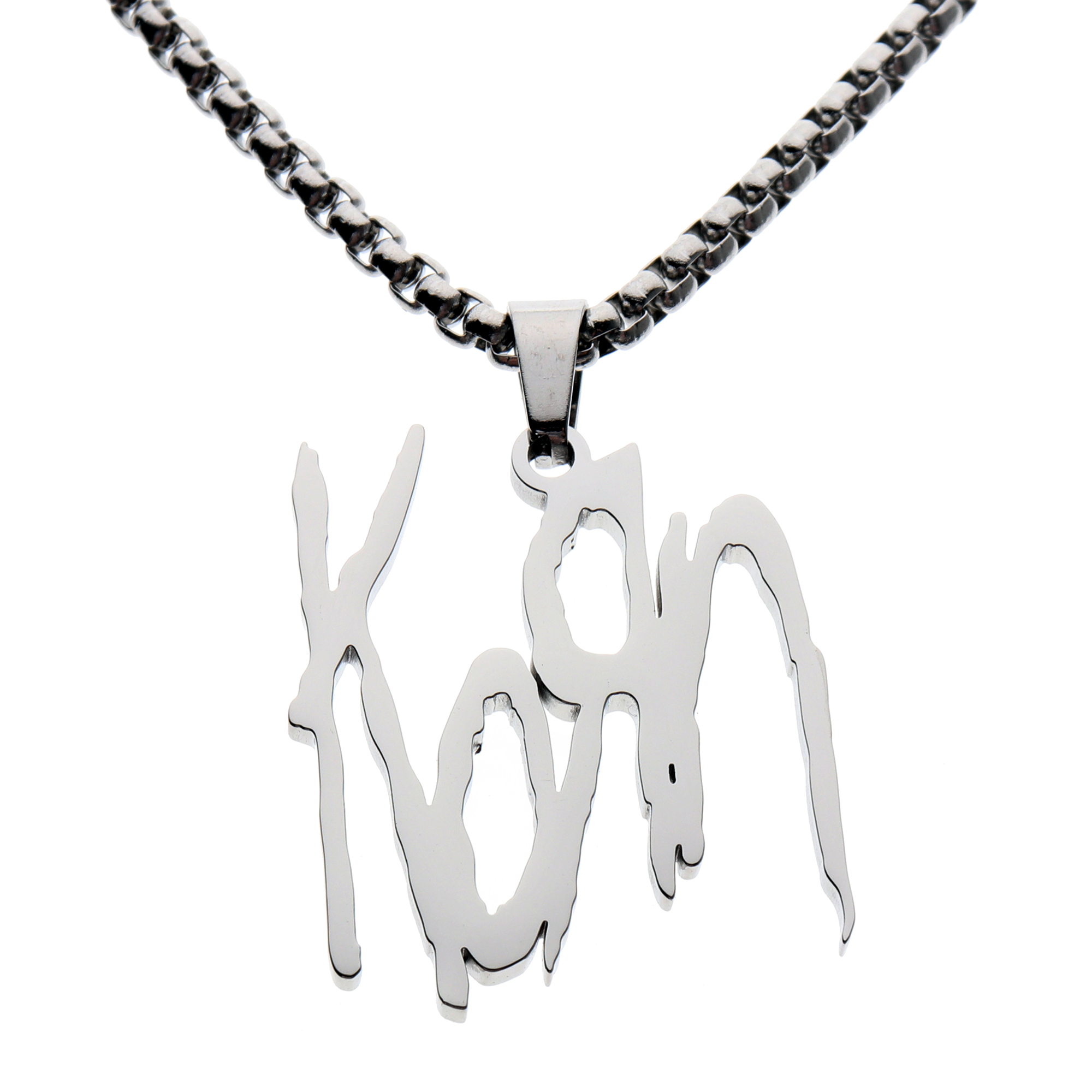 Korn Heavy Metal Band Pendant Chain Necklace 项链