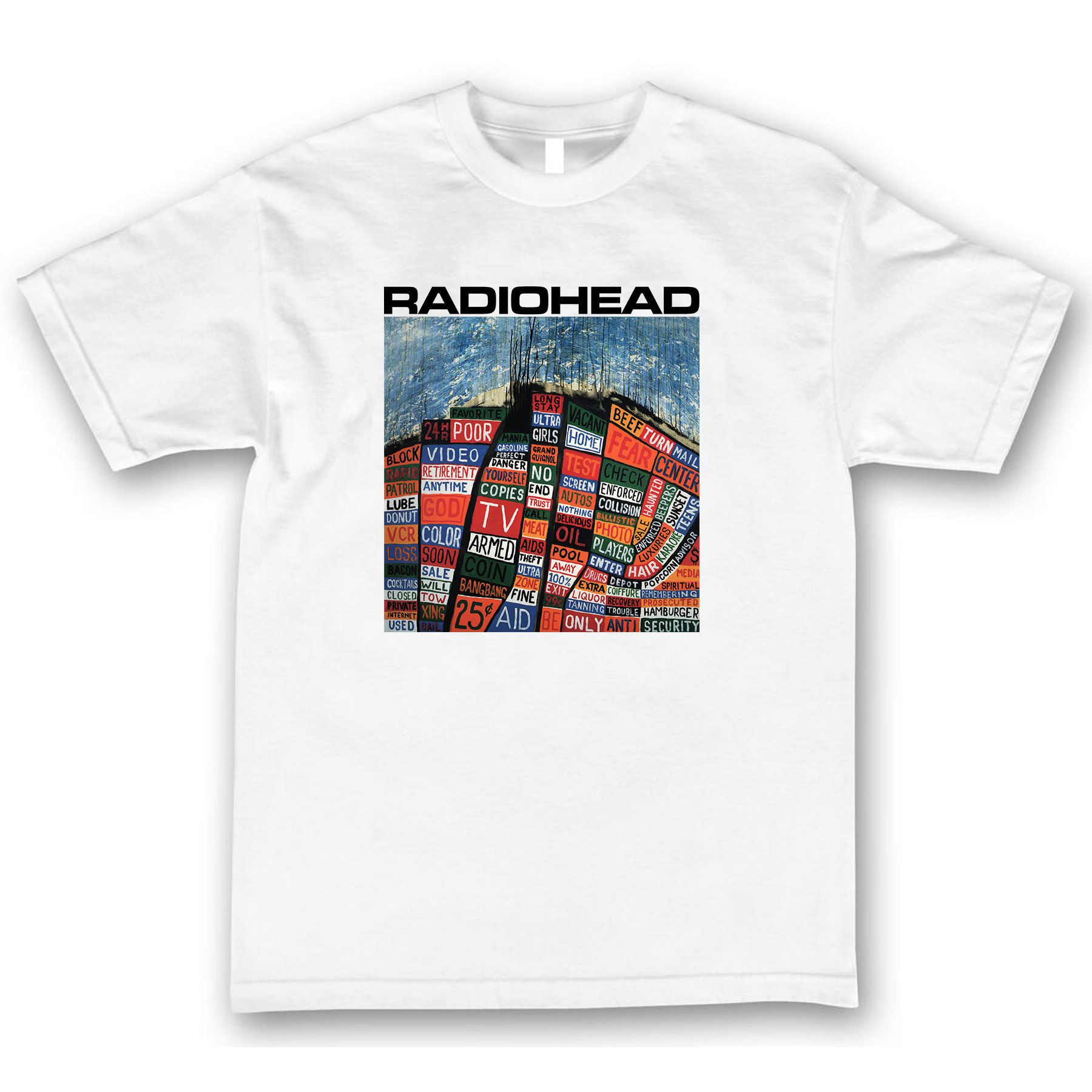 radiohead hail to the thief cover rh1 t恤