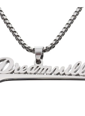 欧美嘻哈个性情侣吊坠吊坠项链