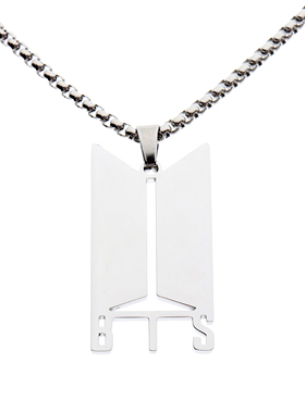 BTS K-Pop band Logo The Best Hip Hop Pendant Chain Necklace