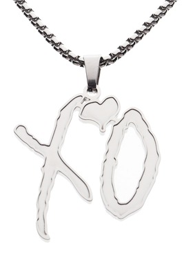 The Weeknd XO Drake necklace 嘻哈个性情侣吊坠项链