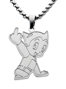 Astro Boy Pendant Chain Necklace 项链