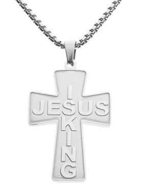 Kanye west jesus is king NECKLACE 侃爷 嘻哈个性情侣吊坠项链