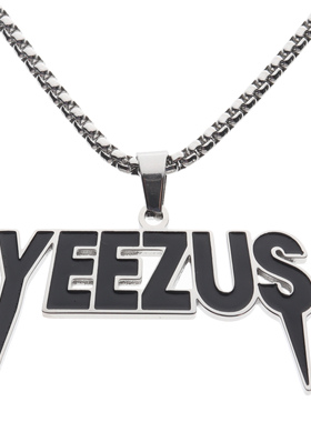 Kanye west YEEZU NECKLACE 侃爷 潮牌男女嘻哈个性情侣吊坠项链