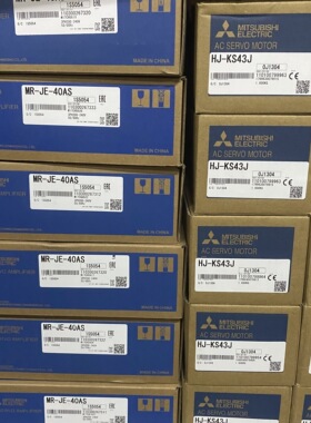 全新原装三菱伺服MR-JE-40AS+HJ-KS43J 10AS 20AS 70AS 100/KS13B