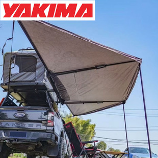 yakima车边帐篷扇形OverNOut180度遮阳避雨户外露营侧边帐新款
