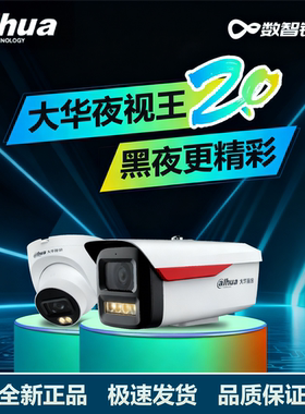 大华DH-IPC-HFW2449M-A-LED夜视王黑光全彩400万高清网络摄像机