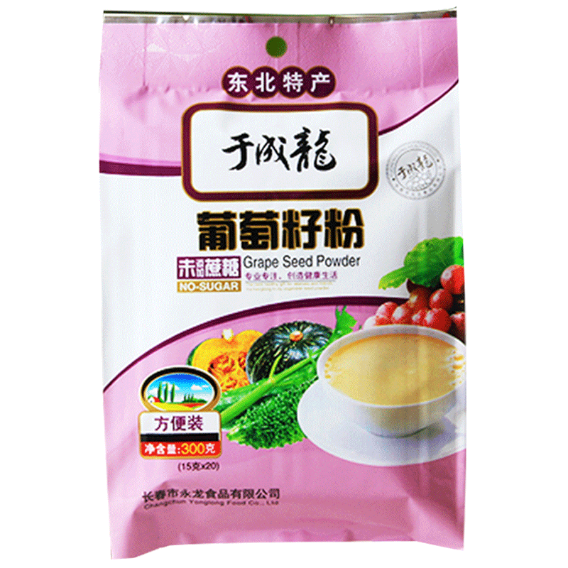 于成龙300g袋未添加蔗糖葡萄籽粉