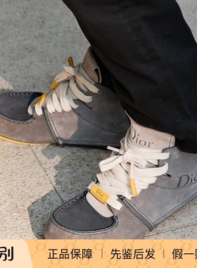 【国内现货】DIOR迪奥26新款Roadie系列字母刺绣logo男士系带短靴