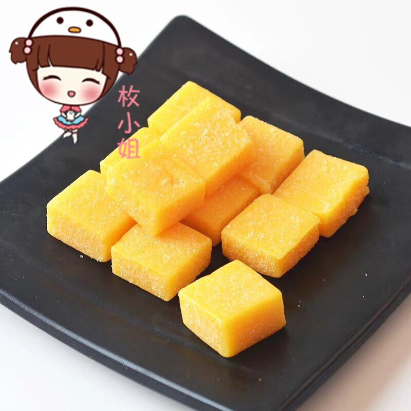 芒果糕泰国风味芒果干500g蜜饯果脯水果干酸甜芒果片椰子糕草莓糕