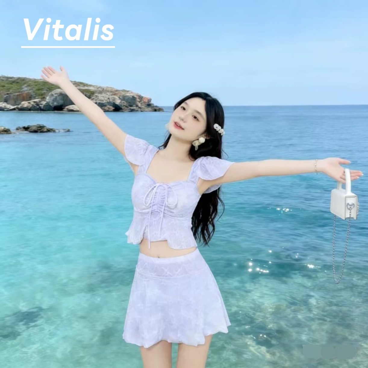 Vitalis显瘦遮肚防晒两件套