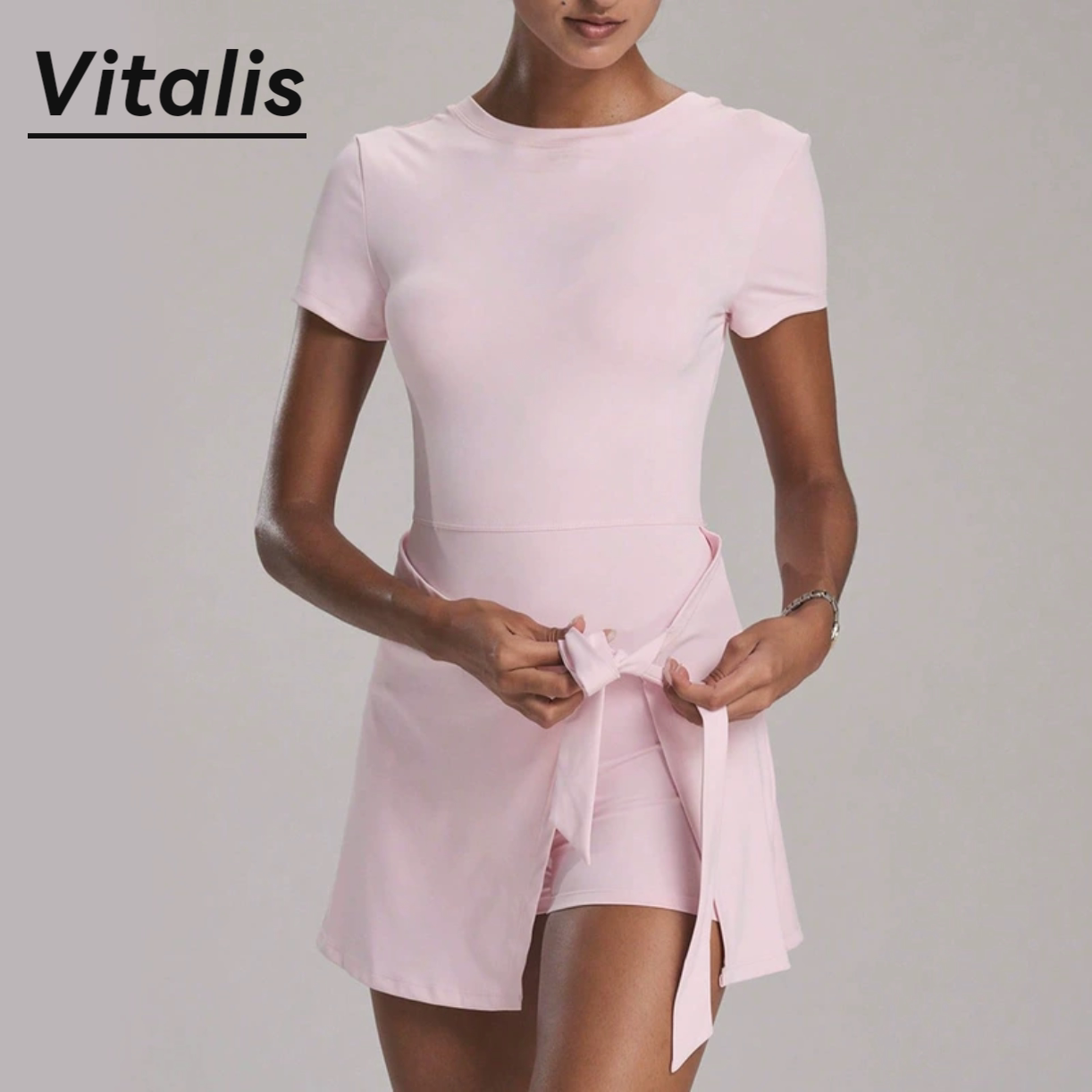 Vitalis欧美防走光紧身连衣裙