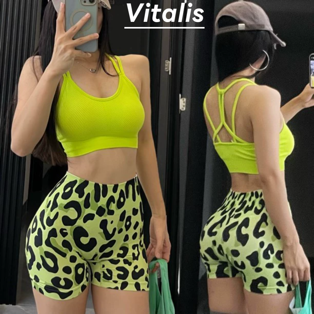 Vitalis提臀美背瑜伽两件套