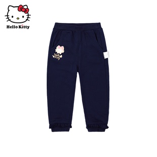 Hello Kitty凯蒂猫童装女童春款长裤休闲运动裤子卫裤