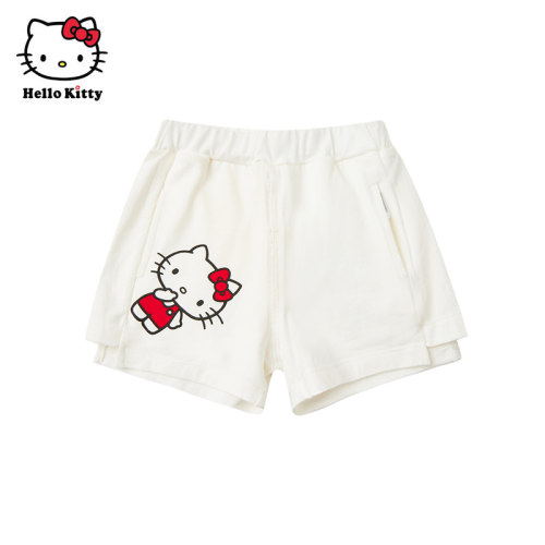 Hello Kitty女童夏款棉休闲短裤儿童休闲裤子