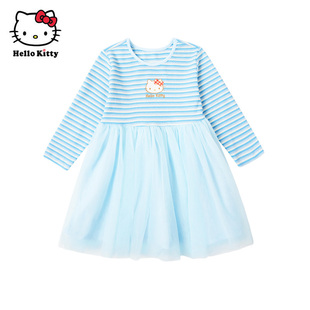 网纱公主裙长袖 Hello Kitty童装 女童春款 连衣裙子洋装