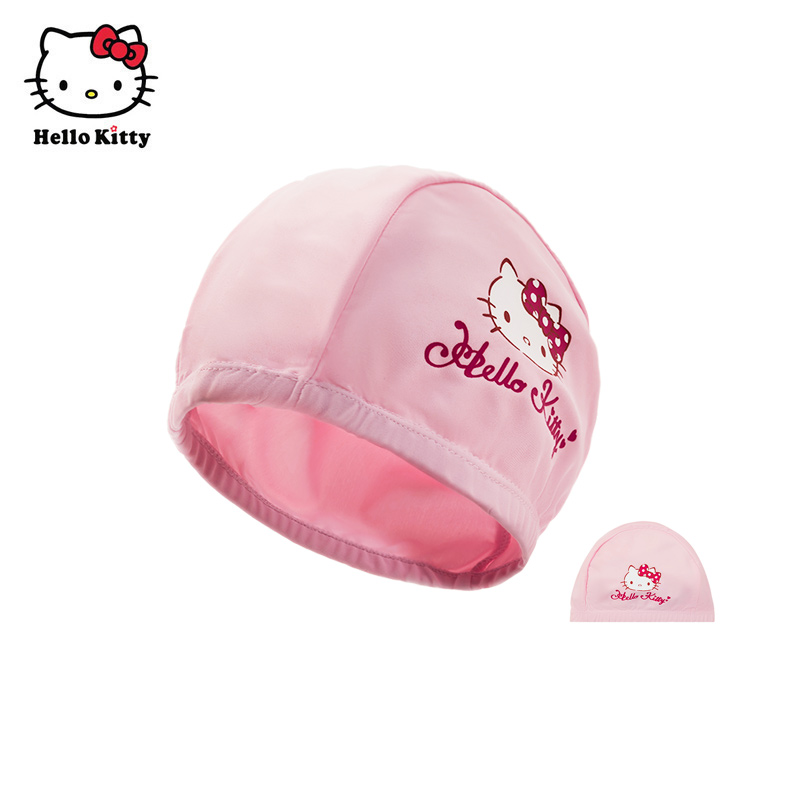 Hello Kitty凯蒂猫儿童泳帽宝宝卡通游泳帽女童帽子