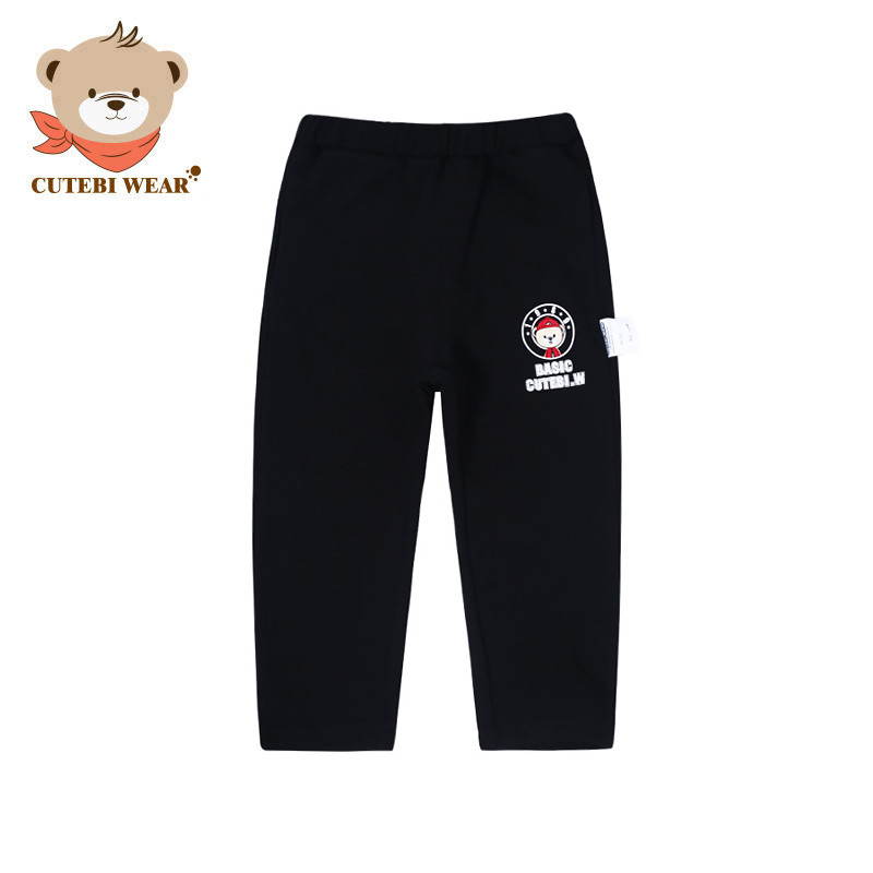 Cutebi Wear正品童裤春秋男童长裤宝宝休闲裤运动裤子卡通卫裤