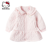 女童长款 秋款 棉服保暖儿童外套 kitty童装 hello