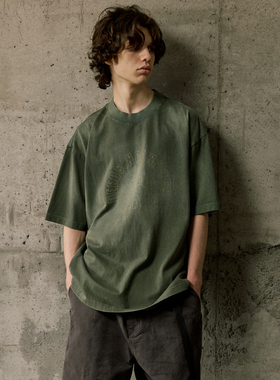 LAPRIMA 24SS PRINTED SLOGAN TEE 水洗做旧标语印花短袖LAPIVIMA