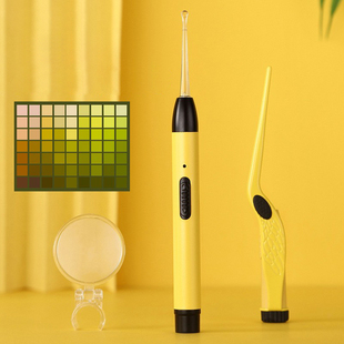 USB充电儿童发光挖耳勺套装带led灯安全宝宝专用按摩采耳镊子神器