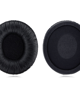 乾音适用sennheiser森海塞尔HD205耳垫套罩头梁护垫黑色PU皮汗布