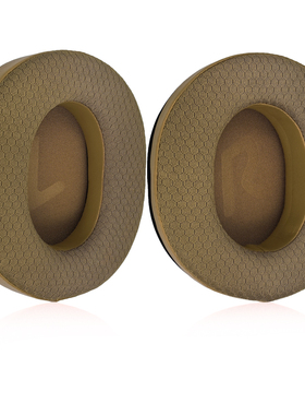 乾音适用FIIO飞傲FT1耳垫套罩黑色透气羊皮蛋白PU足球纹汗布榉木