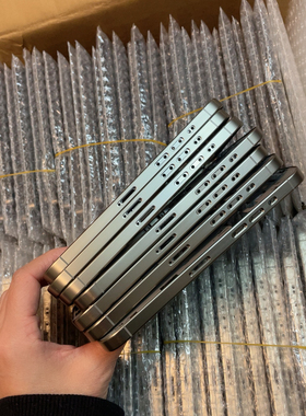 适用于15pro max中框全新原色/黑色/白色/蓝色，15pm中框