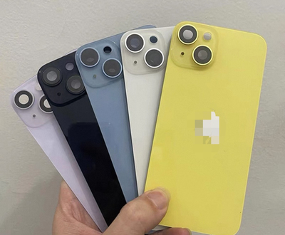 适用于14/14plus/14pro/14pro max后盖玻璃14pm后盖玻璃大孔玻璃