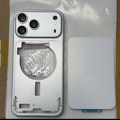 适用于iPhone苹果17promax中框17pm 玻璃后盖边框17pro后壳