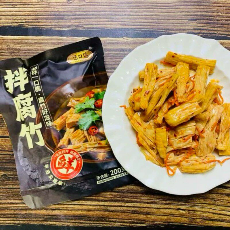 【4袋】还口以拌腐竹酸甜入味清爽凉拌菜拌面即食下饭菜下酒菜