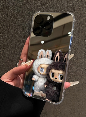 暗中观察适用华为mate60pro手机壳华为p70红米k80vivox90镜面opporeno7创意小米14一加9可爱红米note13