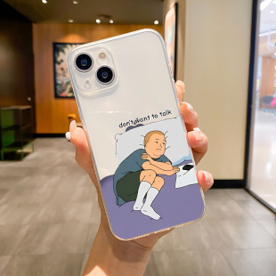 一家之主鲍比希尔适用iphone17华为16proMax苹果13手机壳oppo软vivox80一加12不想说话小米nova9se情侣mate60