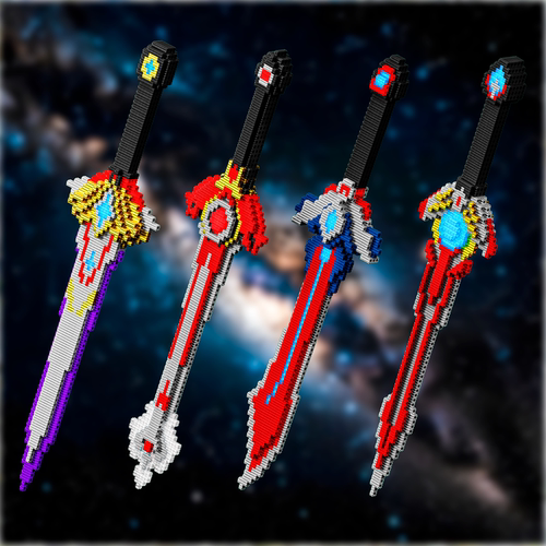 奥特曼之刀剑积木拼装玩具