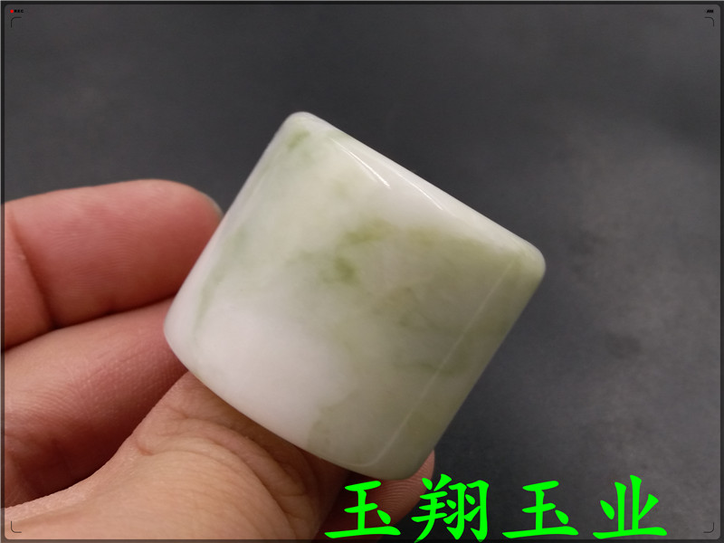 天然男式指环特价蓝田玉