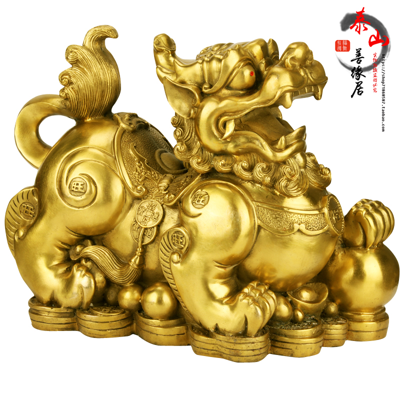 开光铜貔貅摆件