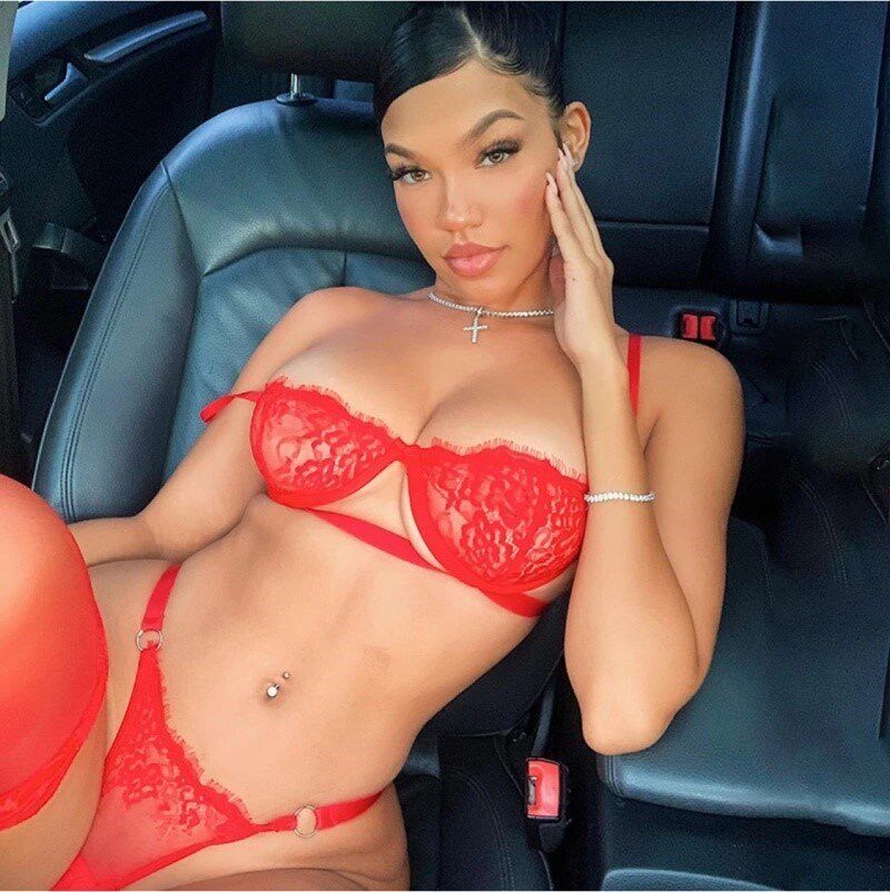 Lace Bra Women Floral Lace Panty Lingerie Set Sexy Underwear