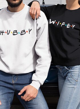 Wifey Hubby Couple Sweatshirts Unisex Lover Clothes Hoodies