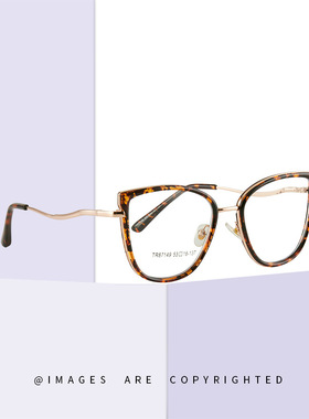 TR90 anti-blue light glasses cat eye metal glasses frame ult