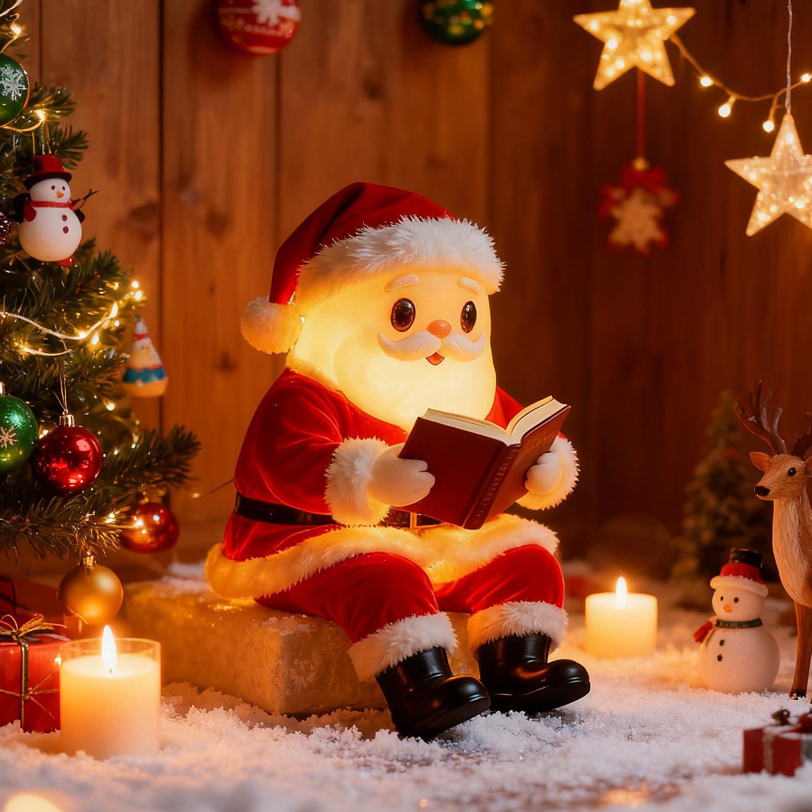 Santa Claus Reading Book Lamp 圣诞老人读书灯